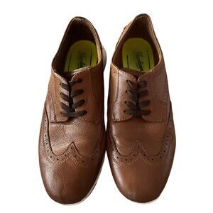 Florsheim Kids Shoes Size 5.5 M Brown Leather Comforttech Sneaker Style